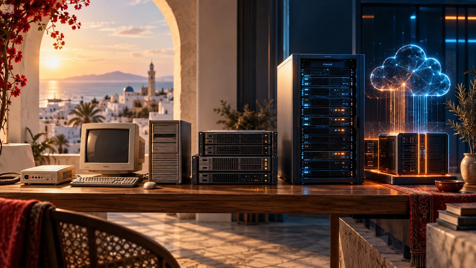 Matériel informatique ancien et archives : trente ans d'hébergement web en Tunisie