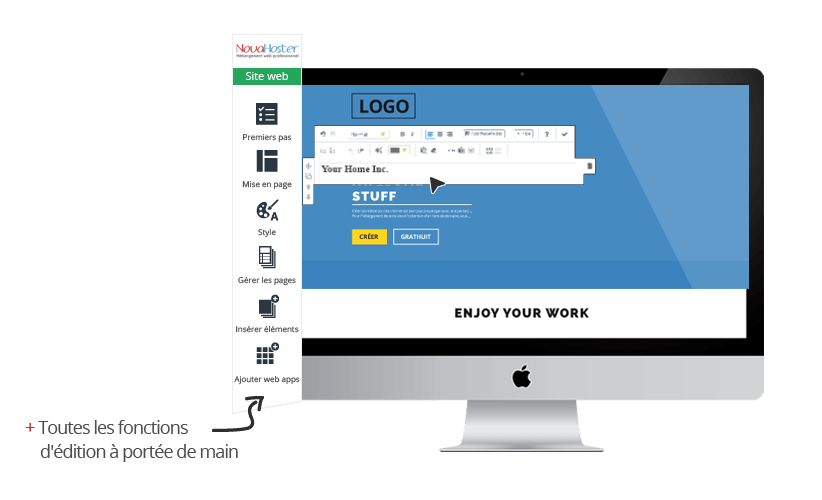 site builder novahoster
