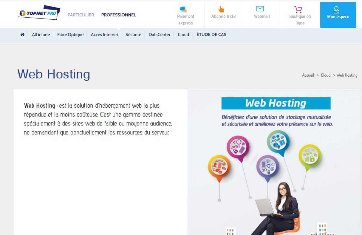 web hosting tunisie