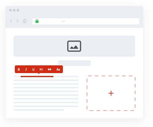 Site Builder par glisser-déposer Site Builder par glisser-déposer